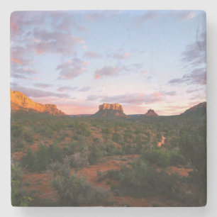 Posavasos De Piedra Desierto del amanecer de Sedona Arizona