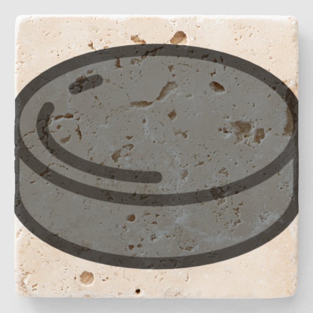 Posavasos De Piedra deslizar (Anverso)