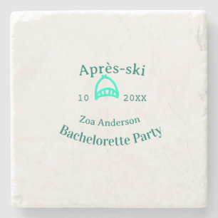 Posavasos De Piedra despedida de soltera après-ski sombrero turquesa n