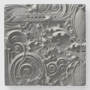 Posavasos De Piedra Detalle del panel espacial Louis Sullivan
