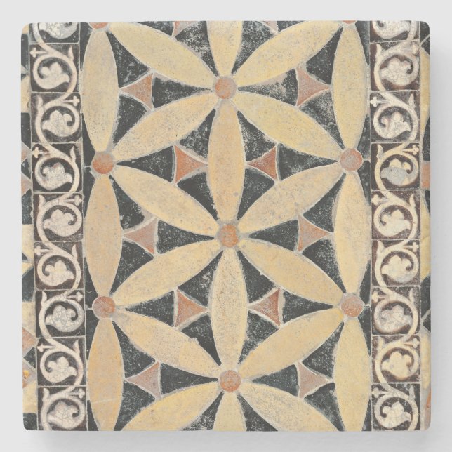 Posavasos De Piedra Detalle del pavimento (Anverso)