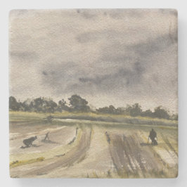 Posavasos De Piedra Detección metalizado En Los Campos 2