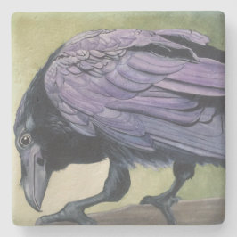 Posavasos De Piedra Diablo El Raven Beber la cuenca acuática de Crow