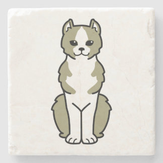 Posavasos De Piedra Dibujo animado del gato de Kinkalow
