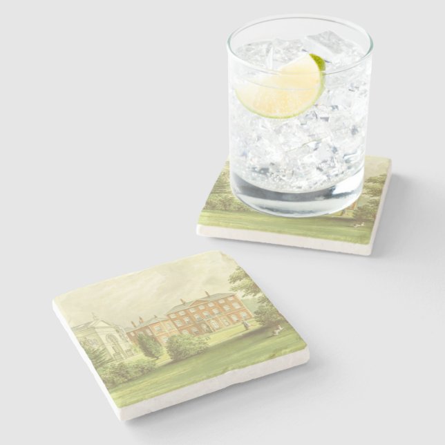 Posavasos De Piedra Dibujo de Everingham Park (Lateral)