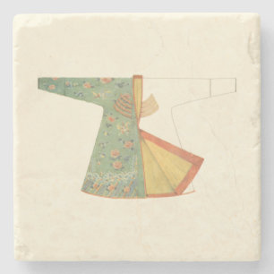 Posavasos De Piedra Dibujo del kimono a medio terminar