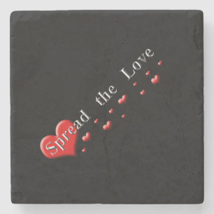 Posavasos De Piedra Difundir el amor