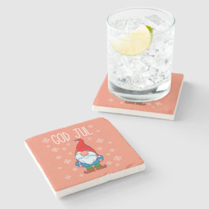 Posavasos De Piedra Dios Jul, Tomte Gnome sueco, Escandinavia Merry