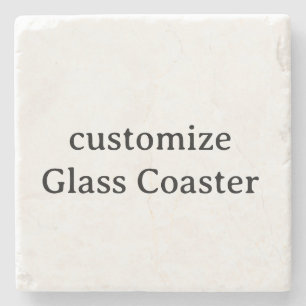 Posavasos De Piedra Diseña tus propias canicas personalizadas 