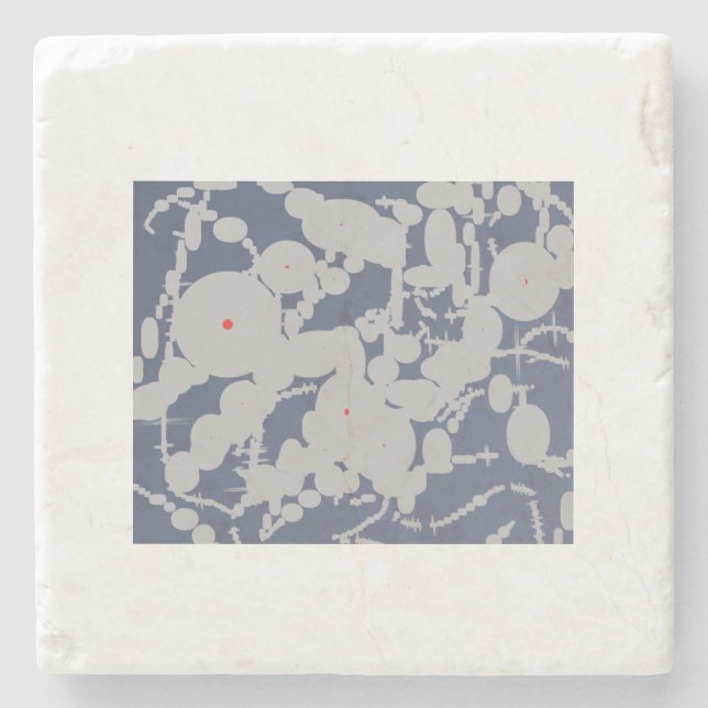 Posavasos De Piedra diseño abstracto yaei 67273 (Anverso)