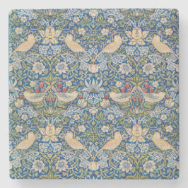 Posavasos De Piedra Diseño Art Nouveau para aves