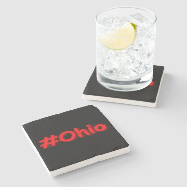 Posavasos De Piedra "Diseño bonito. ¡Hazte con una en Zazzle (Lateral)