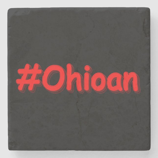 Posavasos De Piedra Diseño Cuto. Comprar ahora (Anverso)