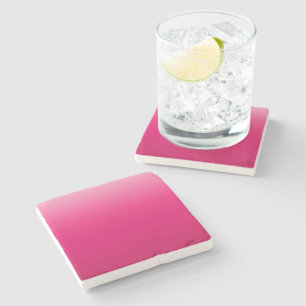 Posavasos De Piedra Diseño de degradado rosa negrita
