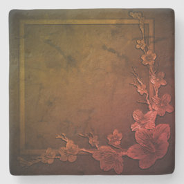 Posavasos De Piedra Diseño de estilo de la montaña rusa de piedra