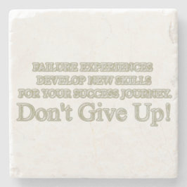 Posavasos De Piedra Diseño de ilustraciones personalizadas "Experienci