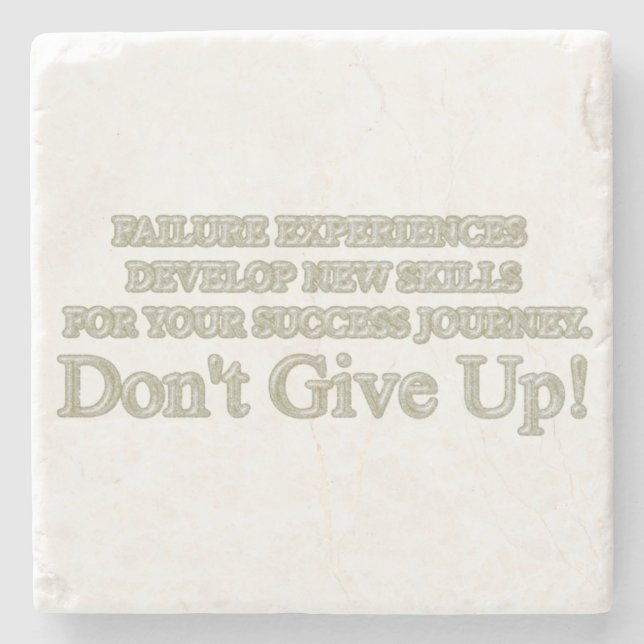 Posavasos De Piedra Diseño de ilustraciones personalizadas "Experienci (Anverso)