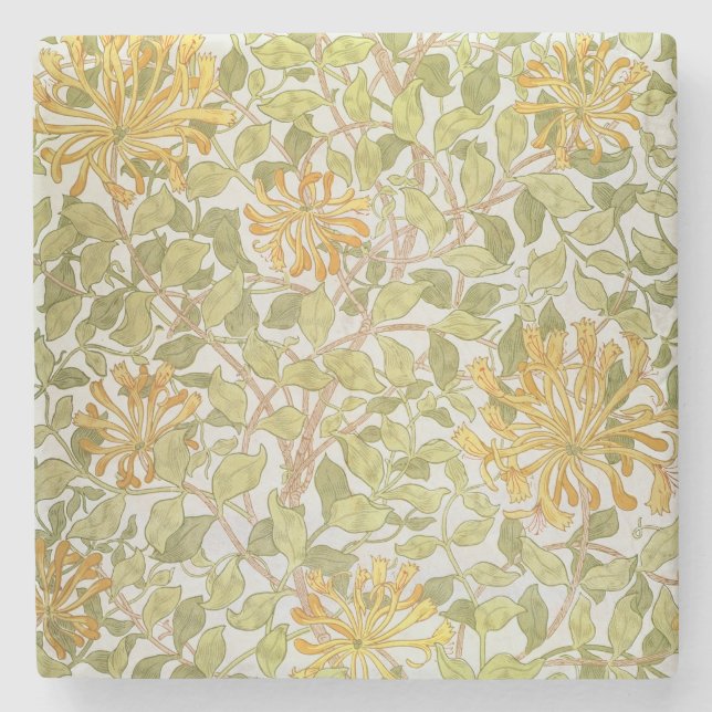 Posavasos De Piedra Diseño de la "madreselva", 1883 (Anverso)