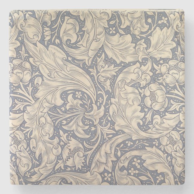 Posavasos De Piedra Diseño de la "margarita" (materia textil) (Anverso)