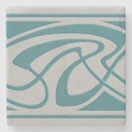 Posavasos De Piedra Diseño de Nouveau del arte