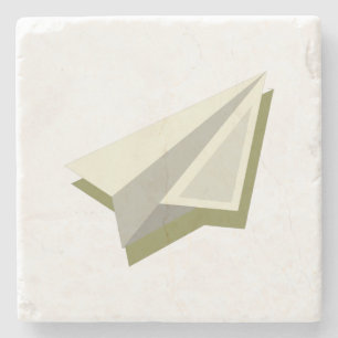 Posavasos De Piedra Diseño de plano de papel piloto