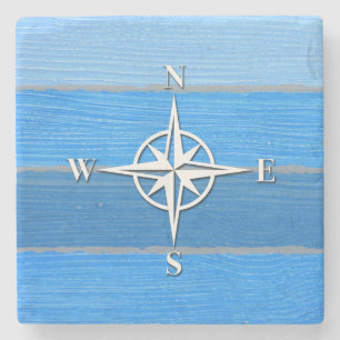 Posavasos De Piedra Diseño de temática náutica
