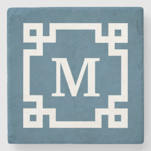 Posavasos De Piedra Diseño del monograma