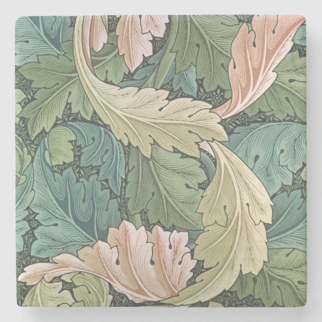 Posavasos De Piedra Diseño del papel pintado del "Acanthus", 1875 (Anverso)