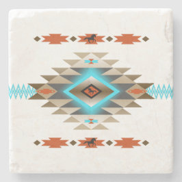 Posavasos De Piedra Diseño del Suroeste 3