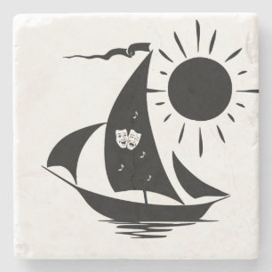 Posavasos De Piedra Diseño exclusivo de vela en teatro