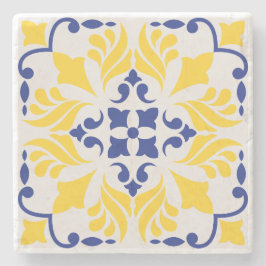 Posavasos De Piedra Diseño Riviera Dorada