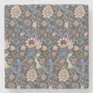 Posavasos De Piedra Diseño textil vintage William Morris Evenlode