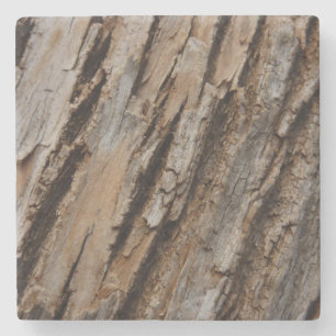 Posavasos De Piedra Diseño Texturizado Abstracto Natural Corteza de Ár