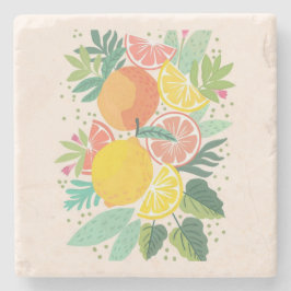 Posavasos De Piedra Diseños de limón