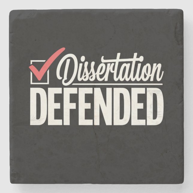 Posavasos De Piedra Disertación Defendió la Graduación de Graduado de  (Anverso)