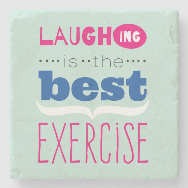 Posavasos De Piedra Disfrutar de la vida (Anverso)