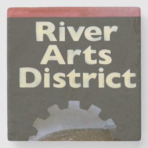 Posavasos De Piedra Distrito de Artes del Río Asheville, Astilleros de