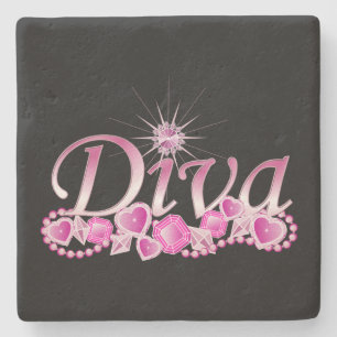 Posavasos De Piedra Diva Bling
