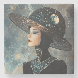 Posavasos De Piedra Diva celeste