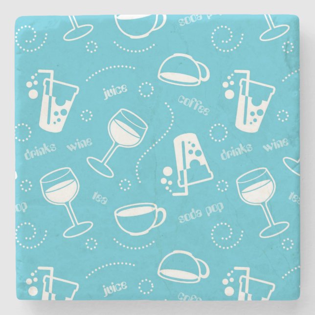 Posavasos De Piedra Diversas bebidas (Anverso)