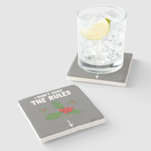 Posavasos De Piedra Divertidos Navidades inapropiados adultos que no h