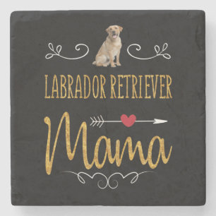 Posavasos De Piedra Dog Lover   Labrador Retriever Mama