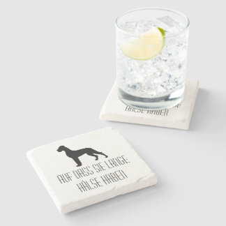 Posavasos De Piedra Dogge Mármol Piedra Porta vasos de vidrio
