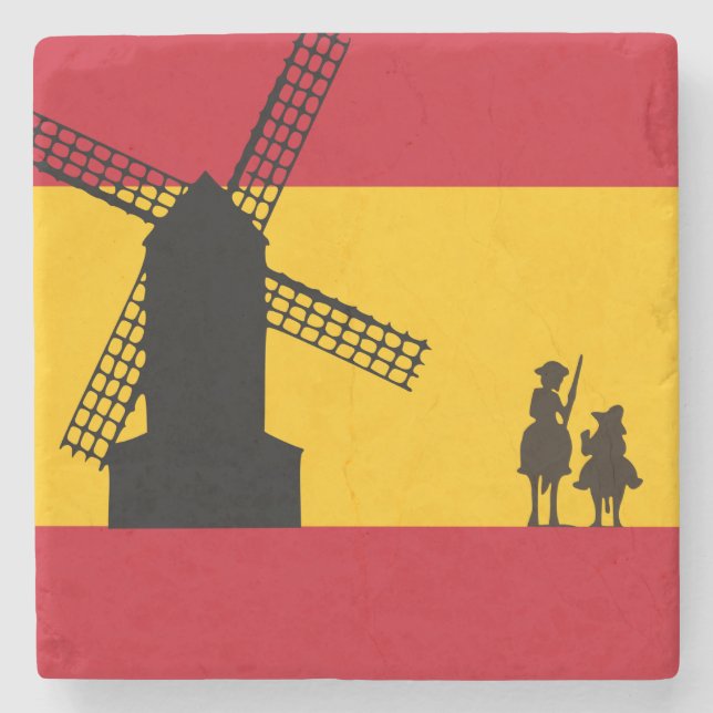 Posavasos De Piedra Don Quixote (Anverso)