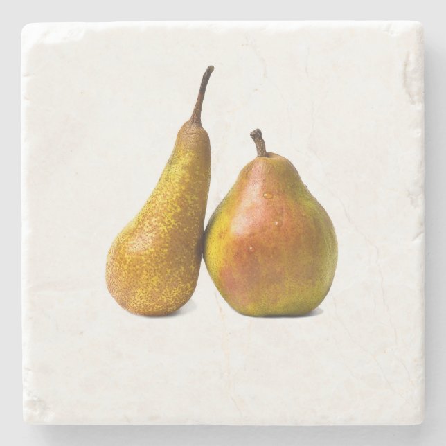 Posavasos De Piedra Dos peras (Anverso)