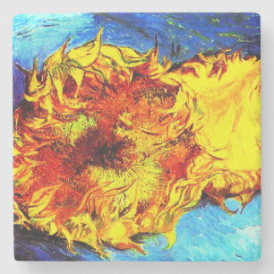 Posavasos De Piedra Dos Sunflowers Van Gogh