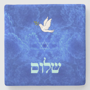 Posavasos De Piedra Dove - Shalom