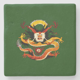 Posavasos De Piedra Dragón celeste