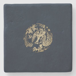 Posavasos De Piedra Dragón de oro