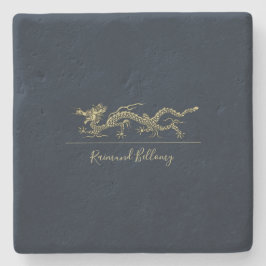 Posavasos De Piedra Dragón elegante